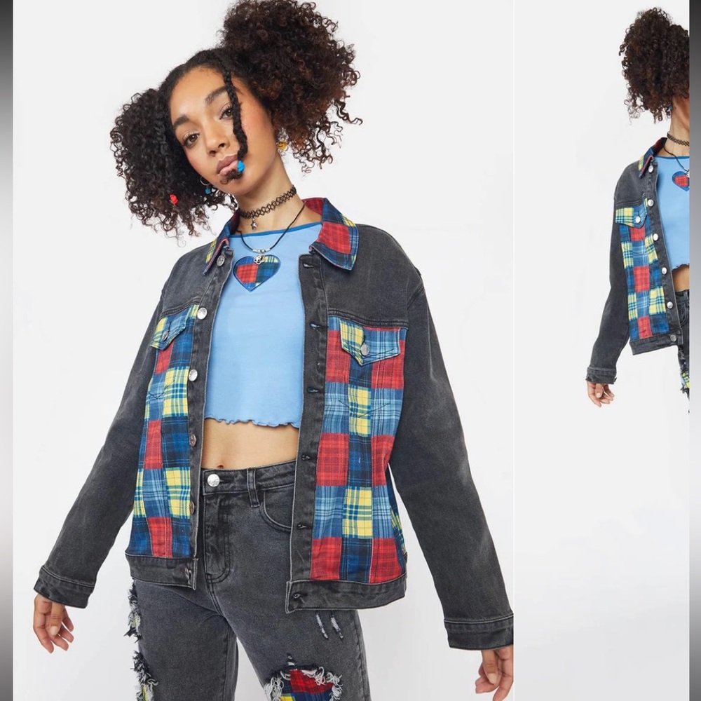 🆕Dolls Kill- In This Moment Denim Jacket